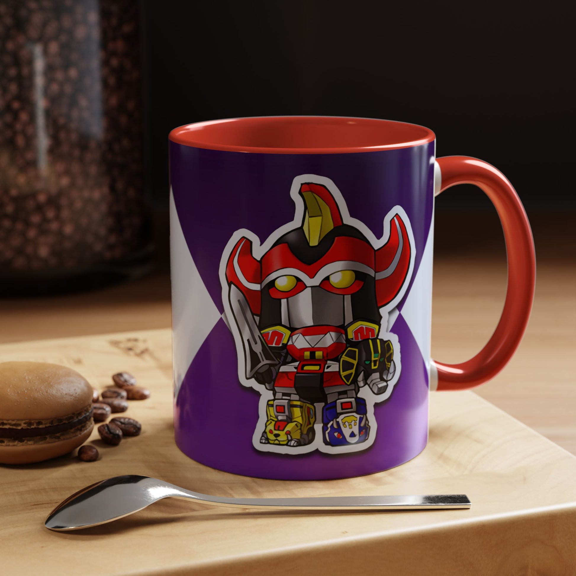 Mug Mighty Morphin Power Rangers Megazord Ceramic Mug - 11oz & 15oz Coffee Mug - Accent Mug for Pop Culture Fans