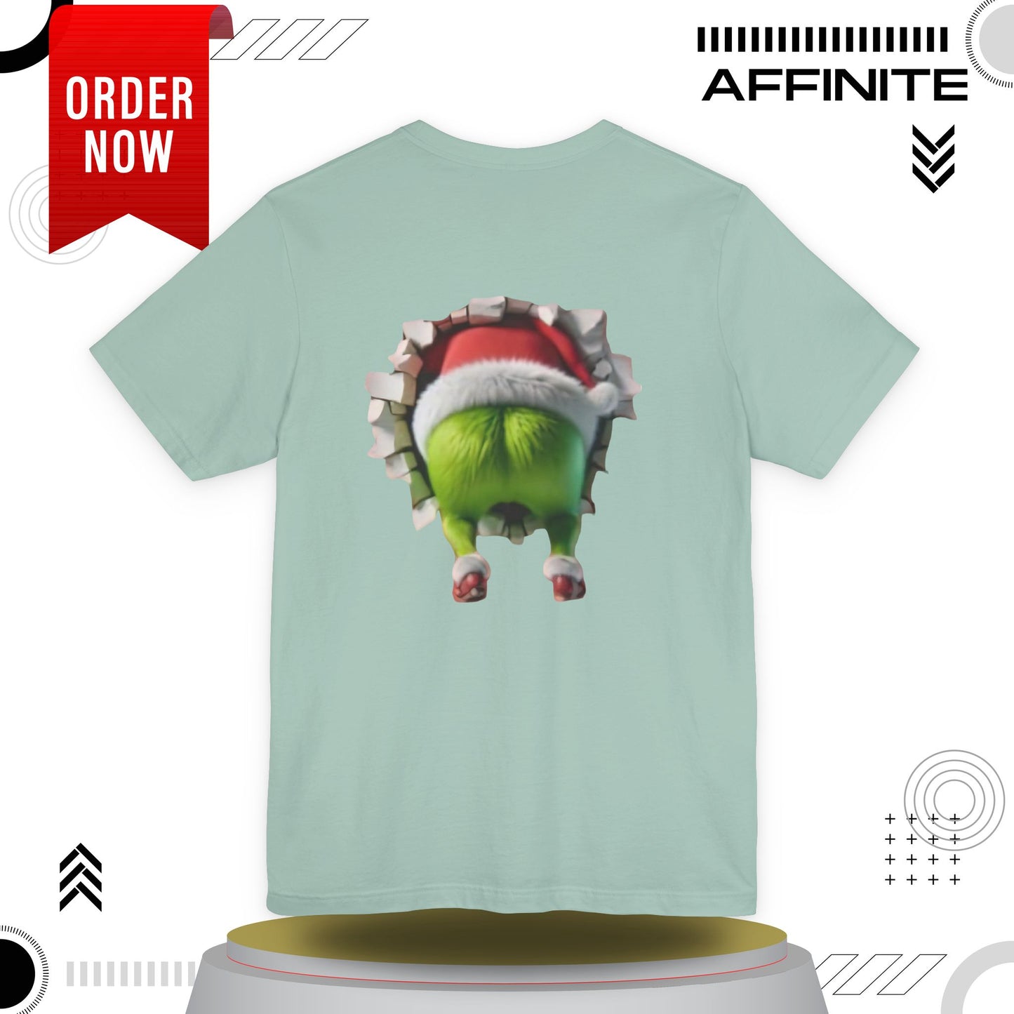 T-Shirt The Grinch Unisex Jersey Short Sleeve Tee | Soft Cotton Christmas T-Shirt