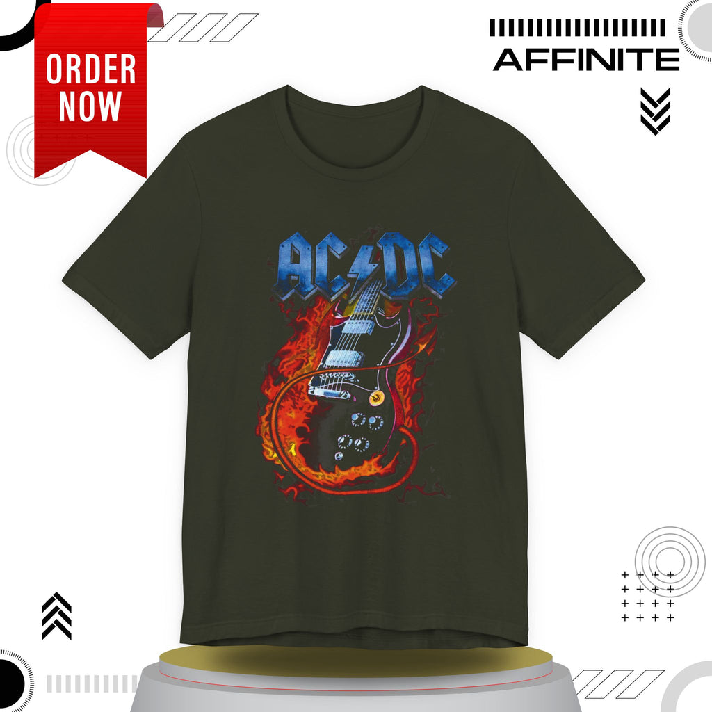 T-Shirt Rock In T Shirt - AC/DC Graphic Tee (Unisex Rock Shirt)
