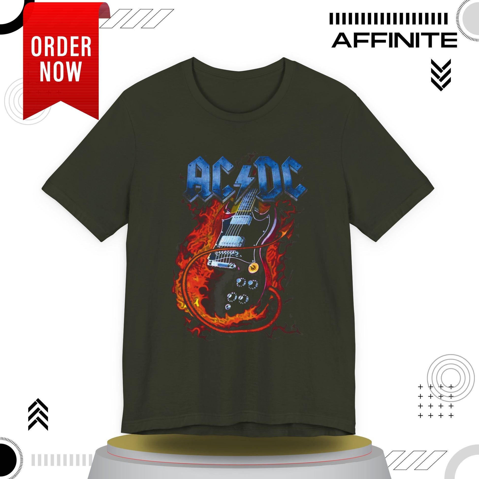 T-Shirt Rock In T Shirt - AC/DC Graphic Tee (Unisex Rock Shirt)
