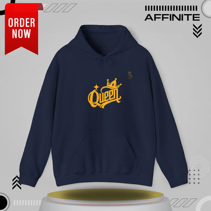 Hoodie Rule in Style: The Ultimate 'Queen' Hoodie for Everyday Royalty! Navy