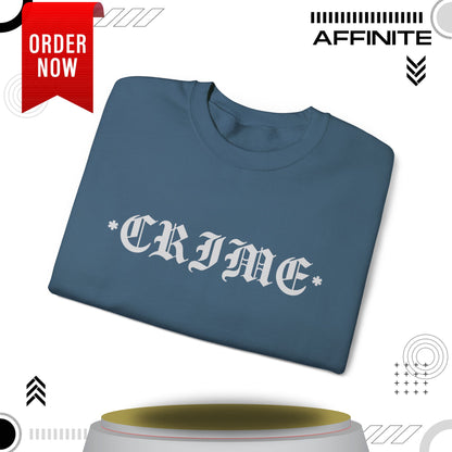 Sweatshirt CRIME Graphic Sweatshirt - Unisex Heavy Blend Crewneck (Cotton/Polyester)