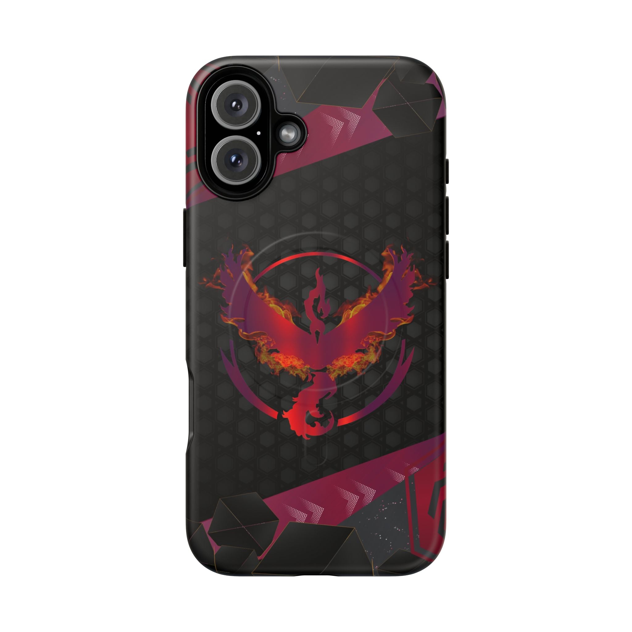 Pokémon Phone Case – Team Valor Tough MagSafe for iPhone 15, 16, 17 | Dual-Layer Armor + Magnetic Charging