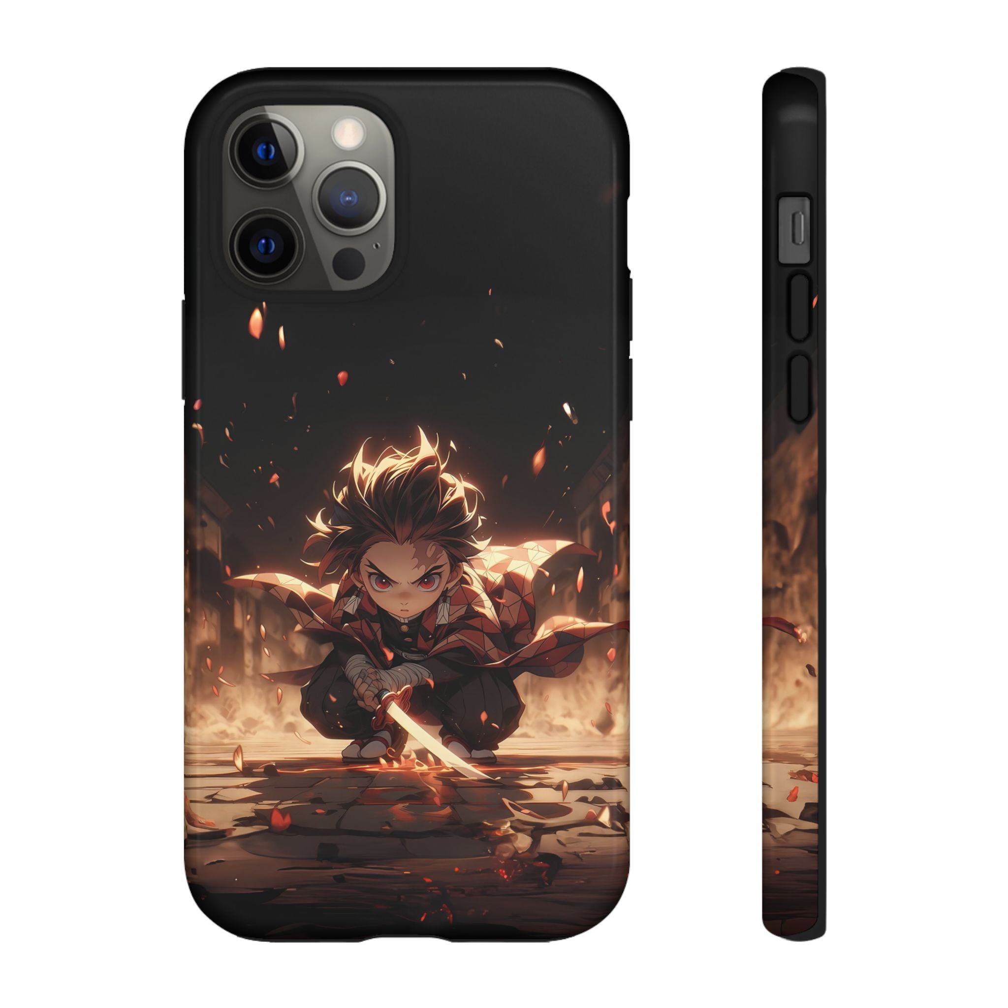 Tough Phone Case – Chibi Tanjiro Kamado Anime Protective Case for iPhone & Samsung