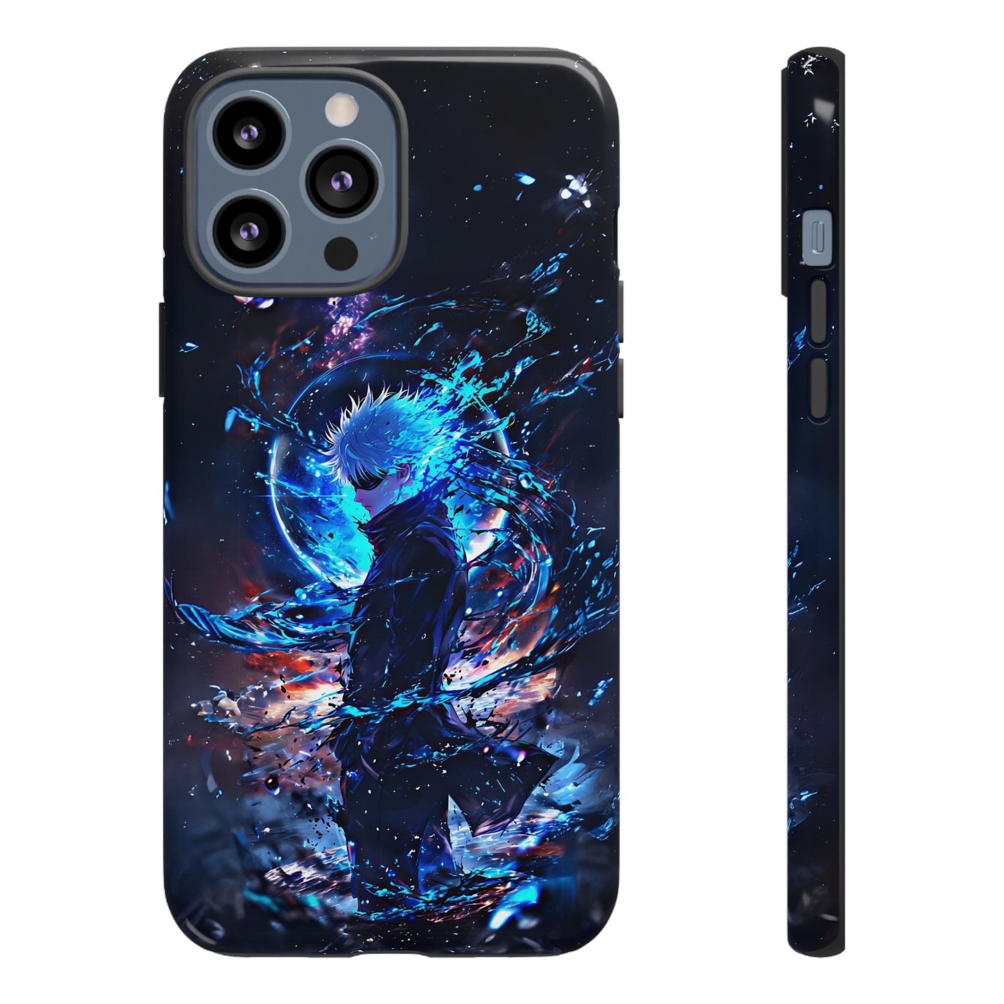 Anime Tough Phone Case – Gojou Satoru Design for iPhone, Samsung, and Google Pixel