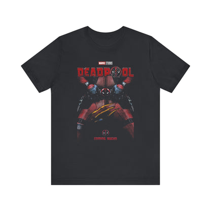 T-Shirt Deadpool Graphic Tee - Superhero Fan T-Shirt for Men & Women Vintage Black