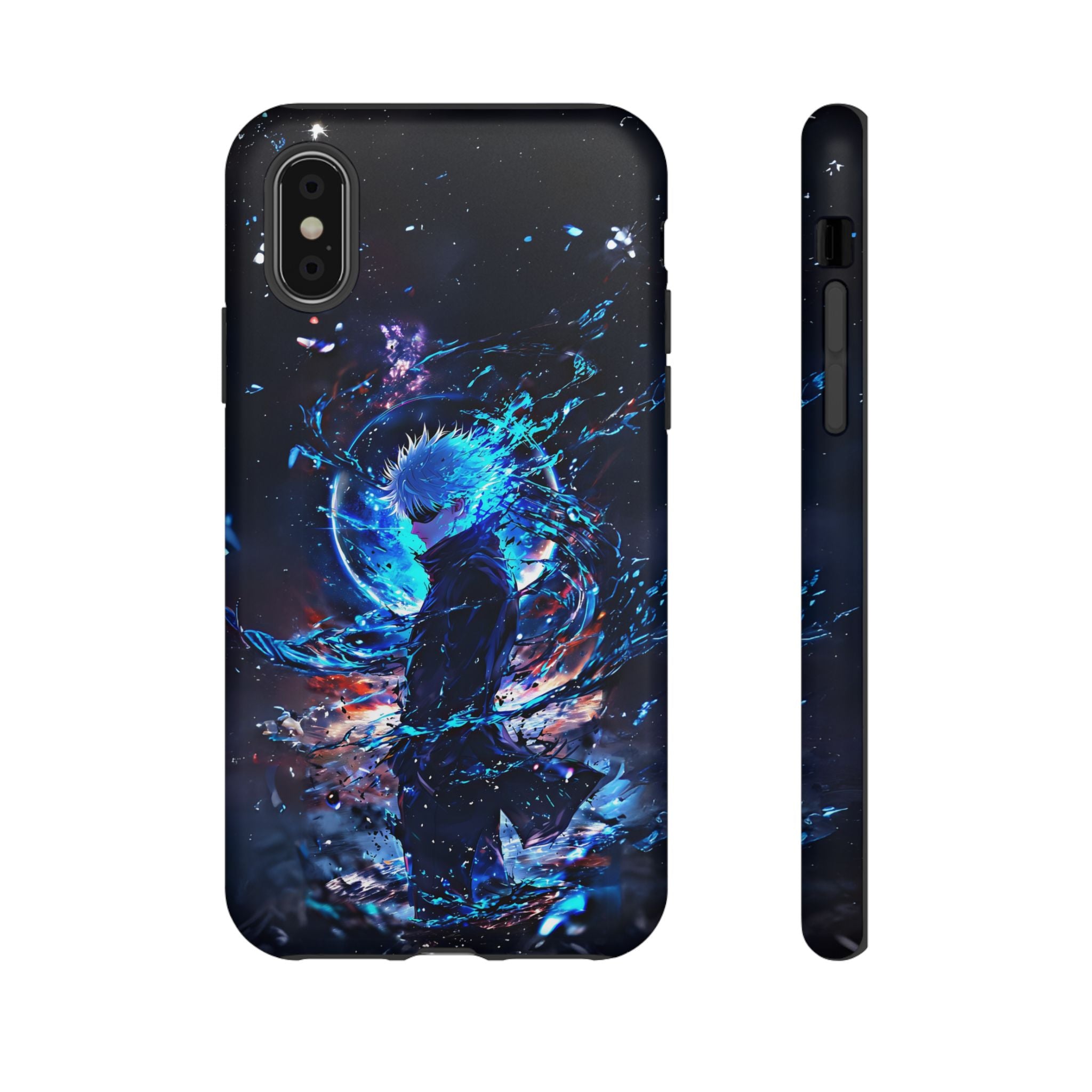 Anime Tough Phone Case – Gojou Satoru Design for iPhone, Samsung, and Google Pixel