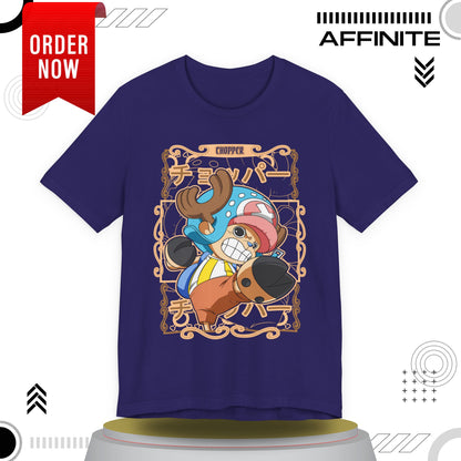 T-Shirt Anime-Inspired Unisex Short Sleeve Tee - 100% Cotton Chopper T-Shirt by Bella+Canvas