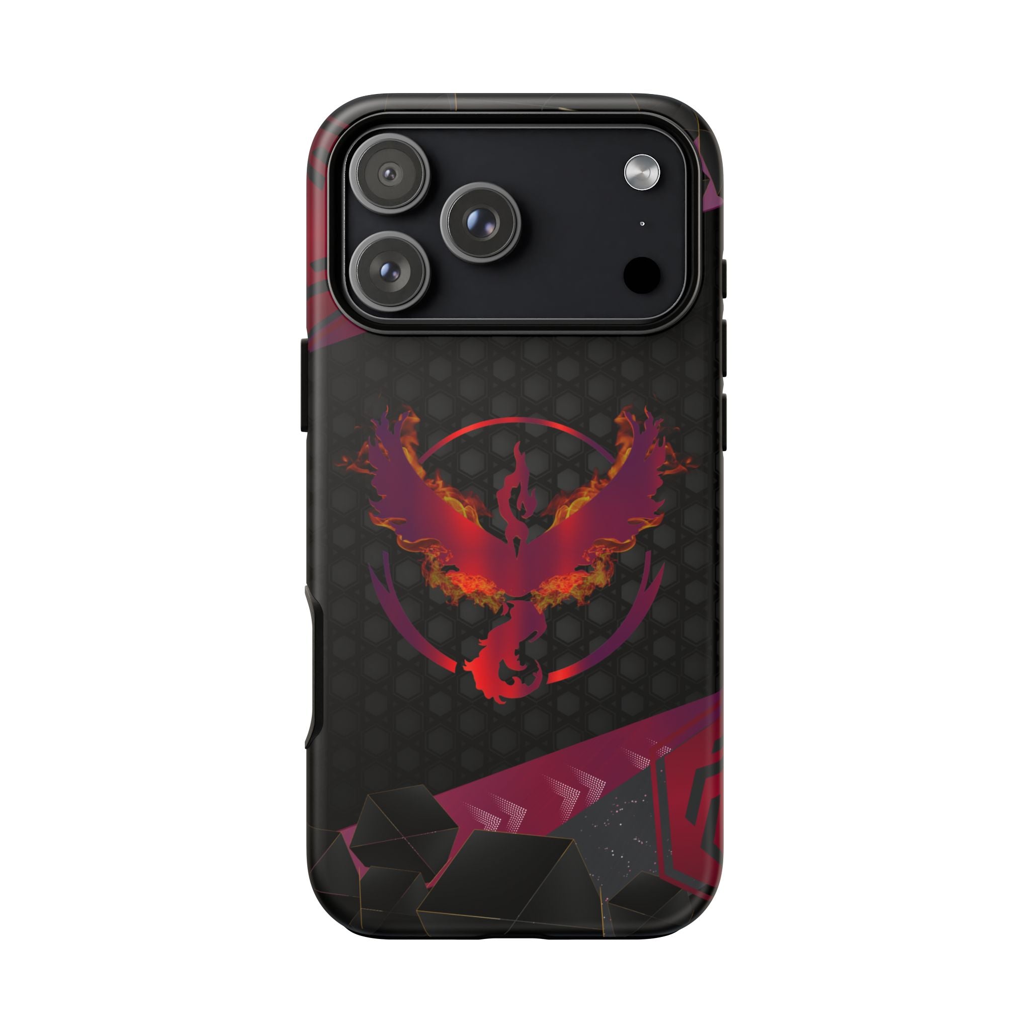 Pokémon Phone Case – Team Valor Tough & Rugged Dual-Layer Protection for iPhone, Samsung, Pixel | Wireless Charging Ready
