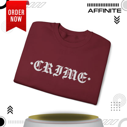 Sweatshirt CRIME Graphic Sweatshirt - Unisex Heavy Blend Crewneck (Cotton/Polyester)