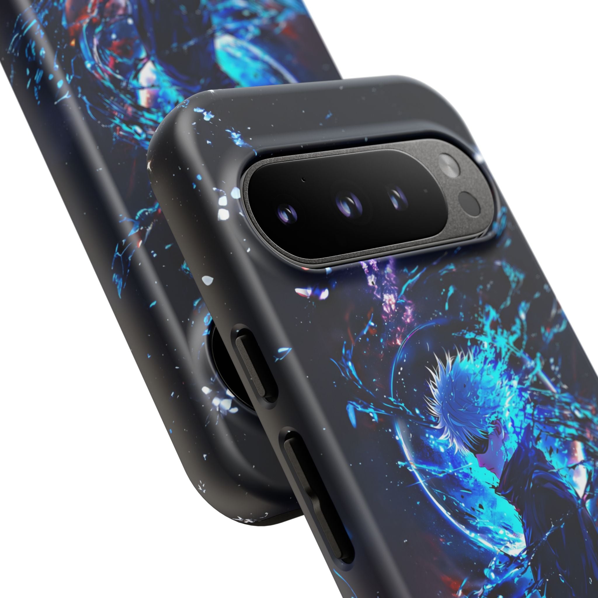 Anime Tough Phone Case – Gojou Satoru Design for iPhone, Samsung, and Google Pixel