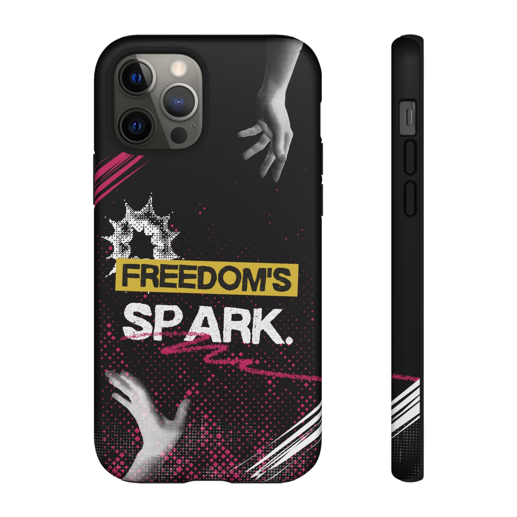 Tough Cases - Freedom's Spark Motivationsl Themed Phone Protection for iPhone, Samsung, and Google Pixel (Matte/Glossy)
