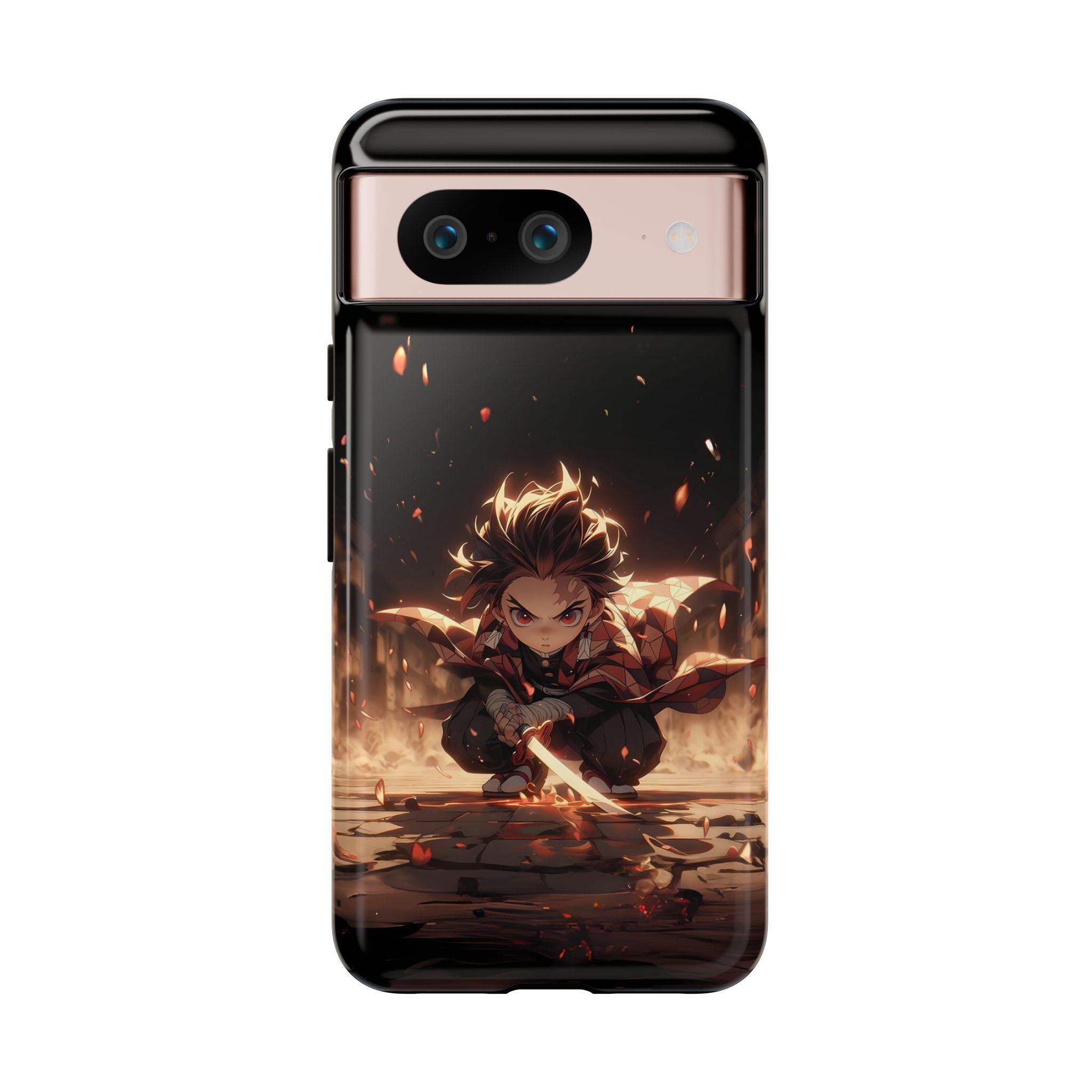 Tough Phone Case – Chibi Tanjiro Kamado Anime Protective Case for iPhone & Samsung