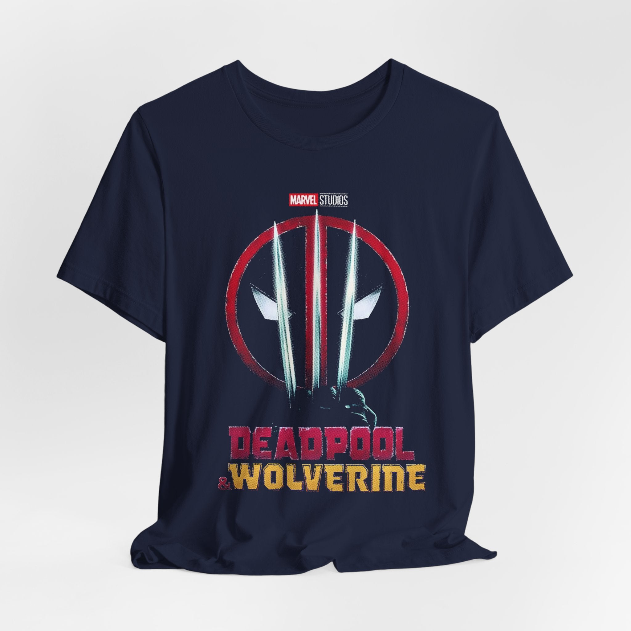 Deadpool and Wolverine T-Shirt – Marvel Graphic Tee for Comic Fans | Unisex Cotton Jersey