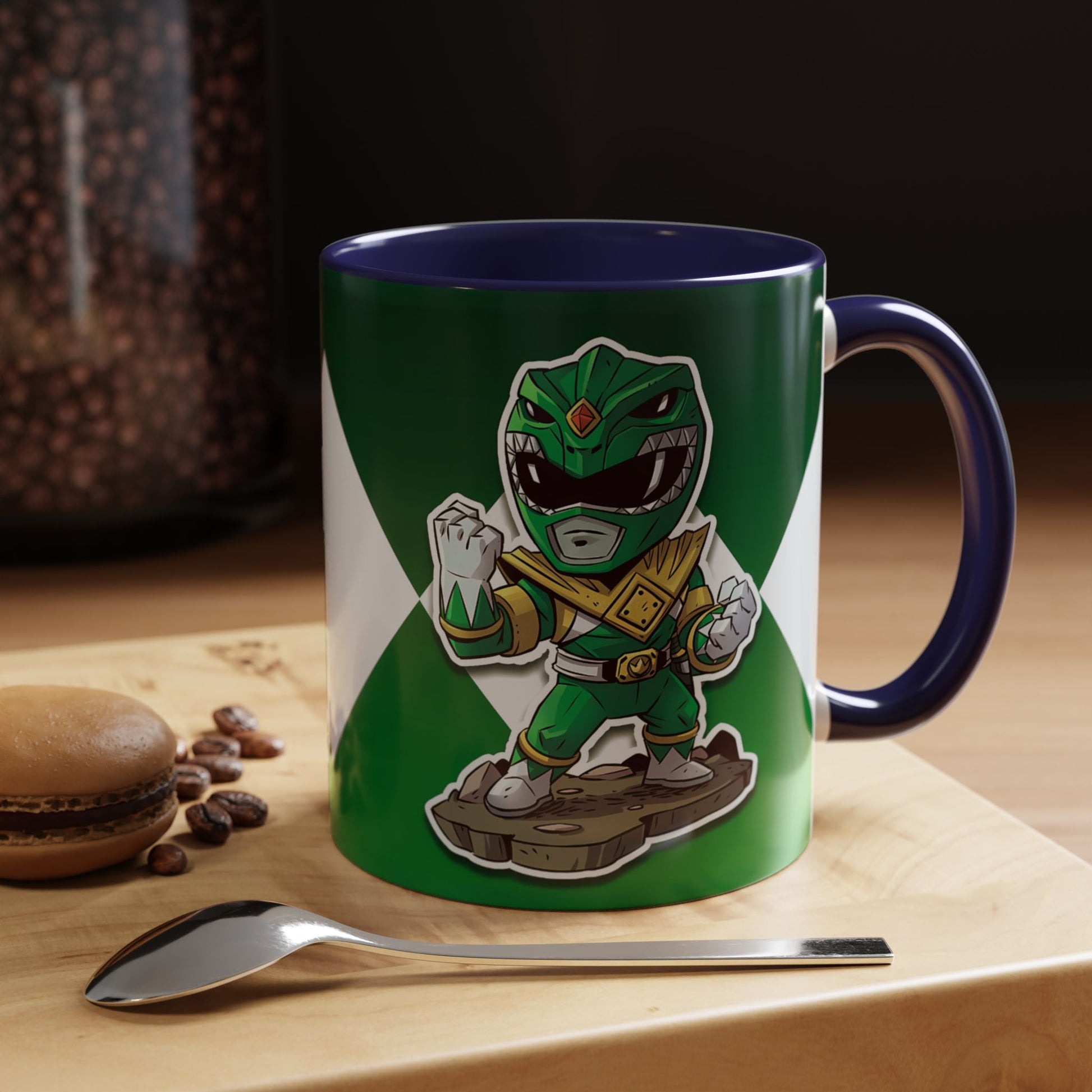 Mug Green Ranger Mug – 11oz & 15oz Mighty Morphin Power Rangers Ceramic Cup