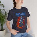 AC/DC Graphic Tee – Rock Band T-Shirt for Fans | Unisex Fit with Flame Guitar Design
