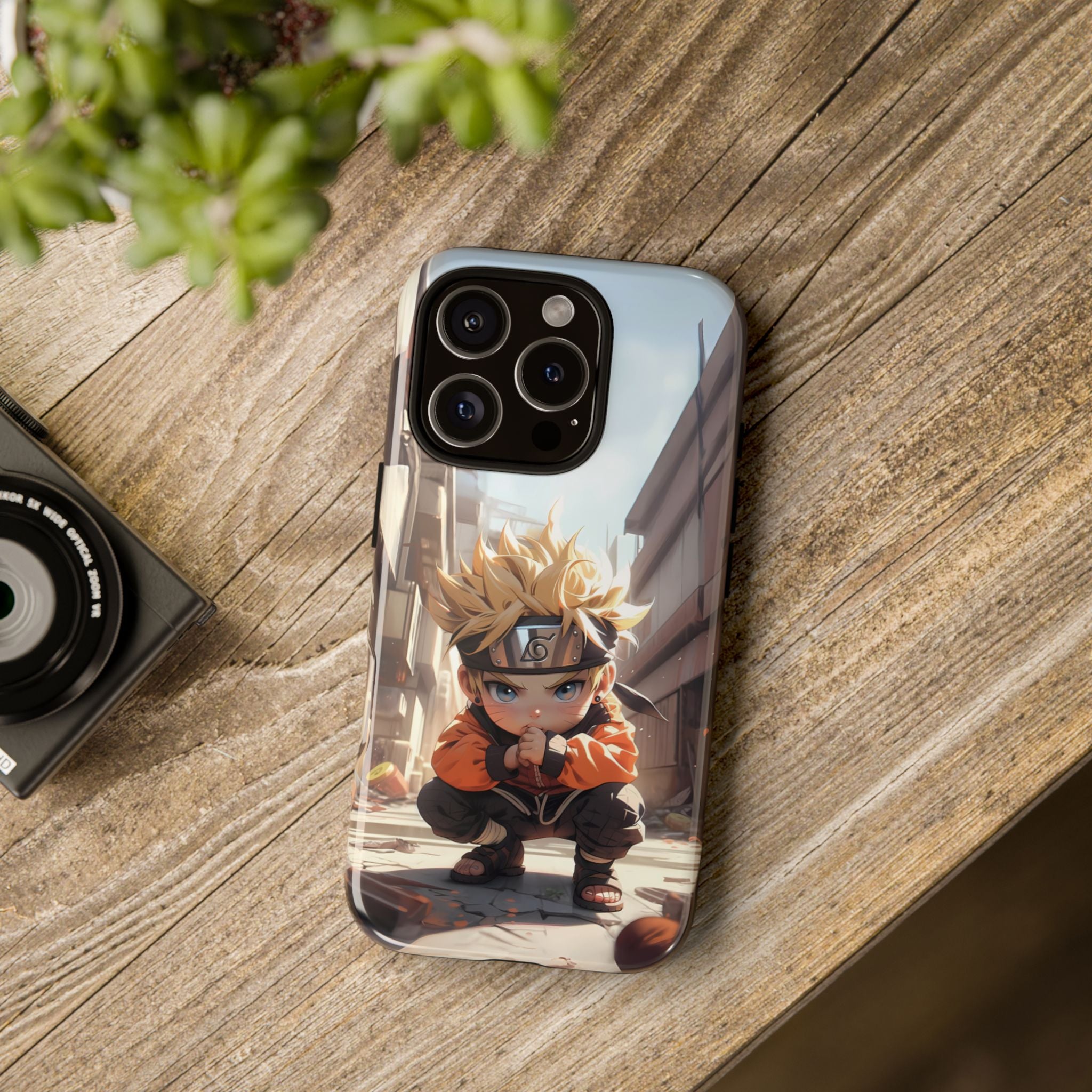 Chibi Naruto Tough Phone Case – Anime Protective Case for iPhone & Samsung, UV Resistant, Durable & Stylish