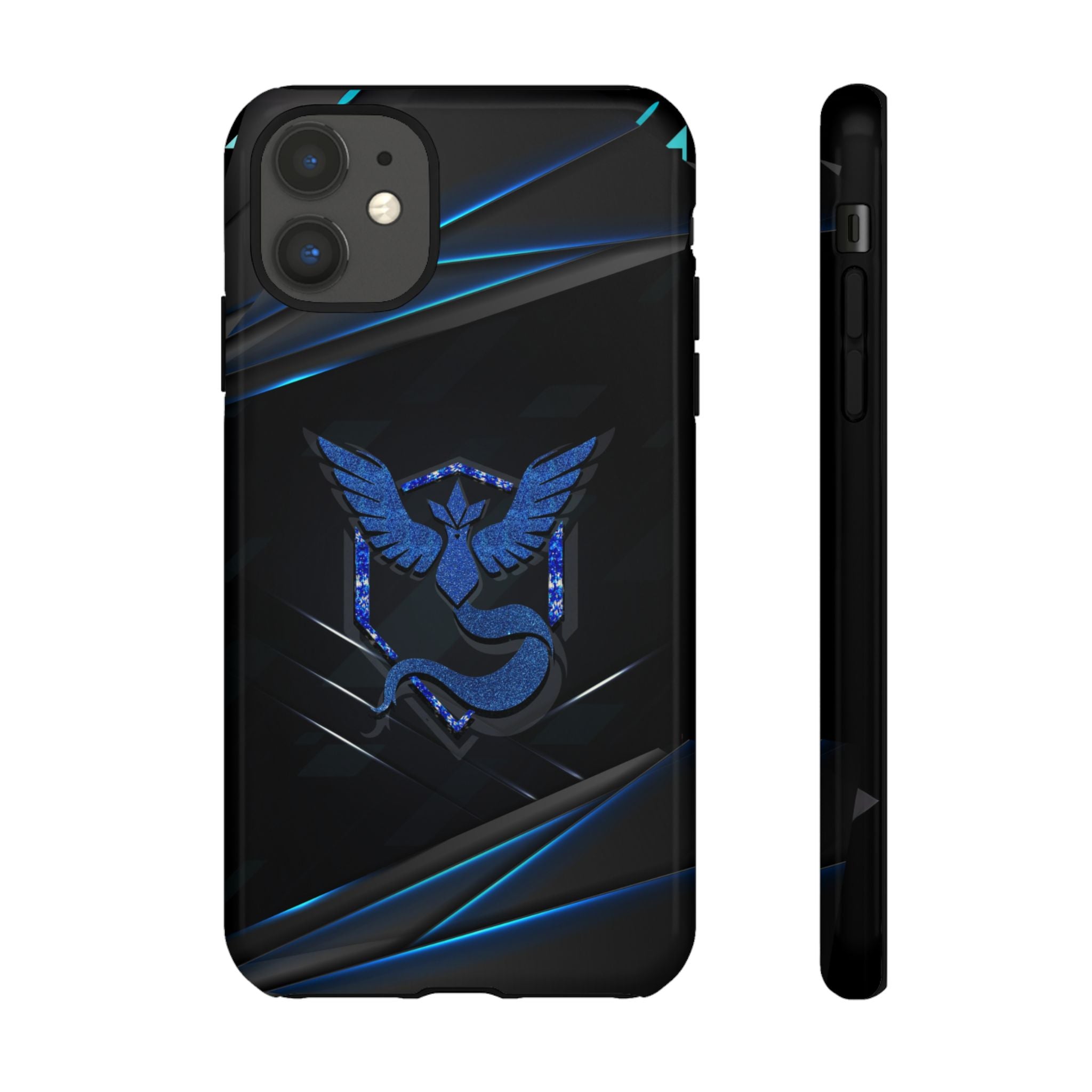 Team Mystic Phone Case - Tough Dual-Layer Protective Case for iPhone, Samsung, Pixel