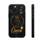 Tough Case Queen Phone Case – Matte & Glossy Crown Design for iPhone, Samsung & Pixel iPhone 13 Mini Matte