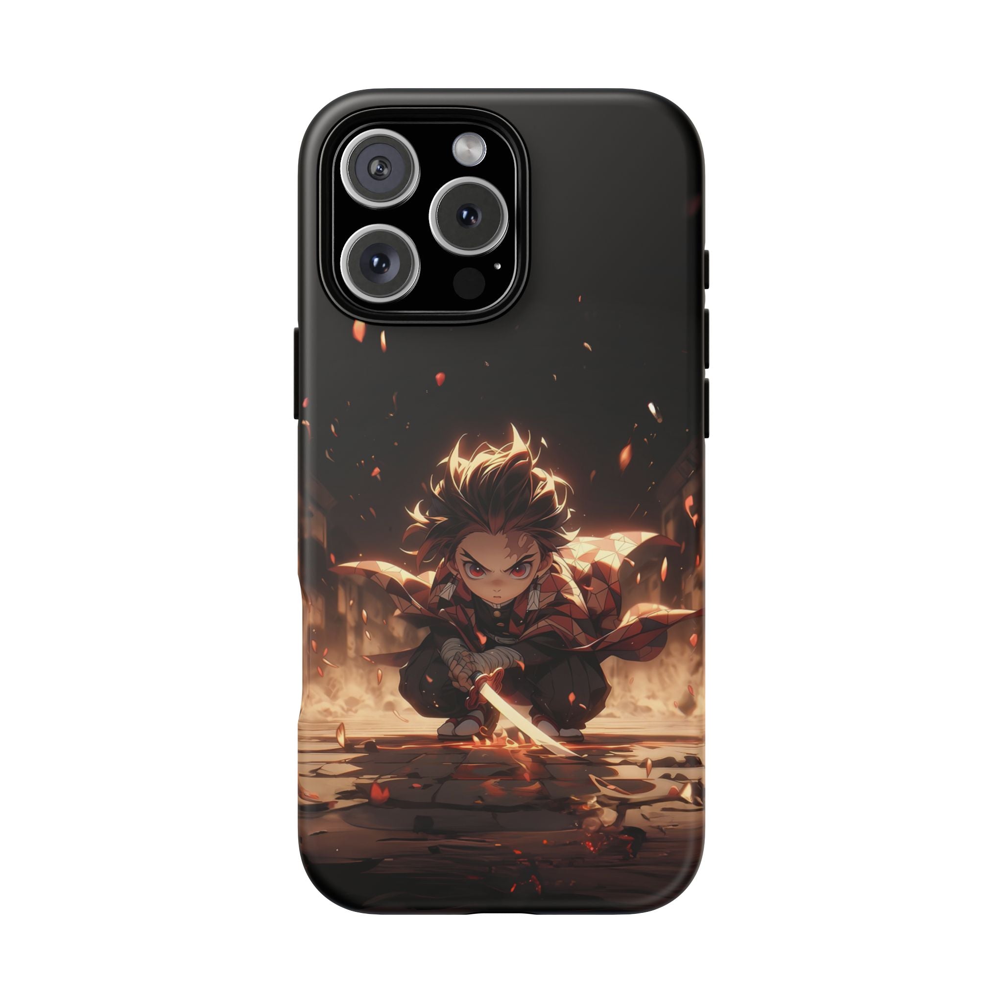 Tough Phone Case – Chibi Tanjiro Kamado Anime Protective Case for iPhone & Samsung