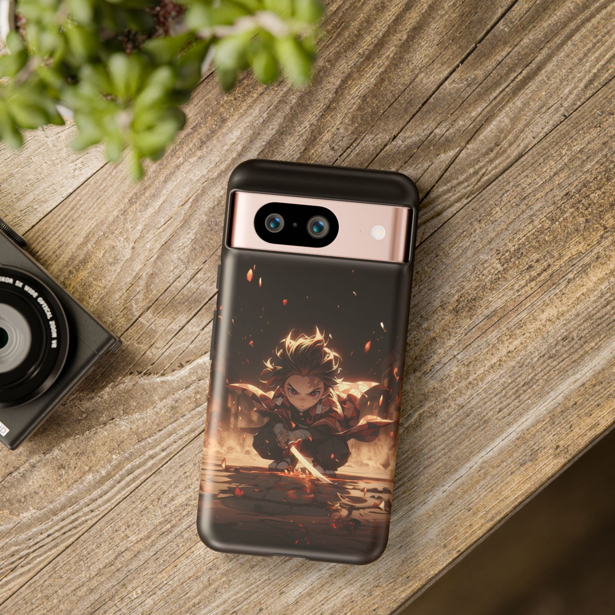 Tough Phone Case – Chibi Tanjiro Kamado Anime Protective Case for iPhone & Samsung