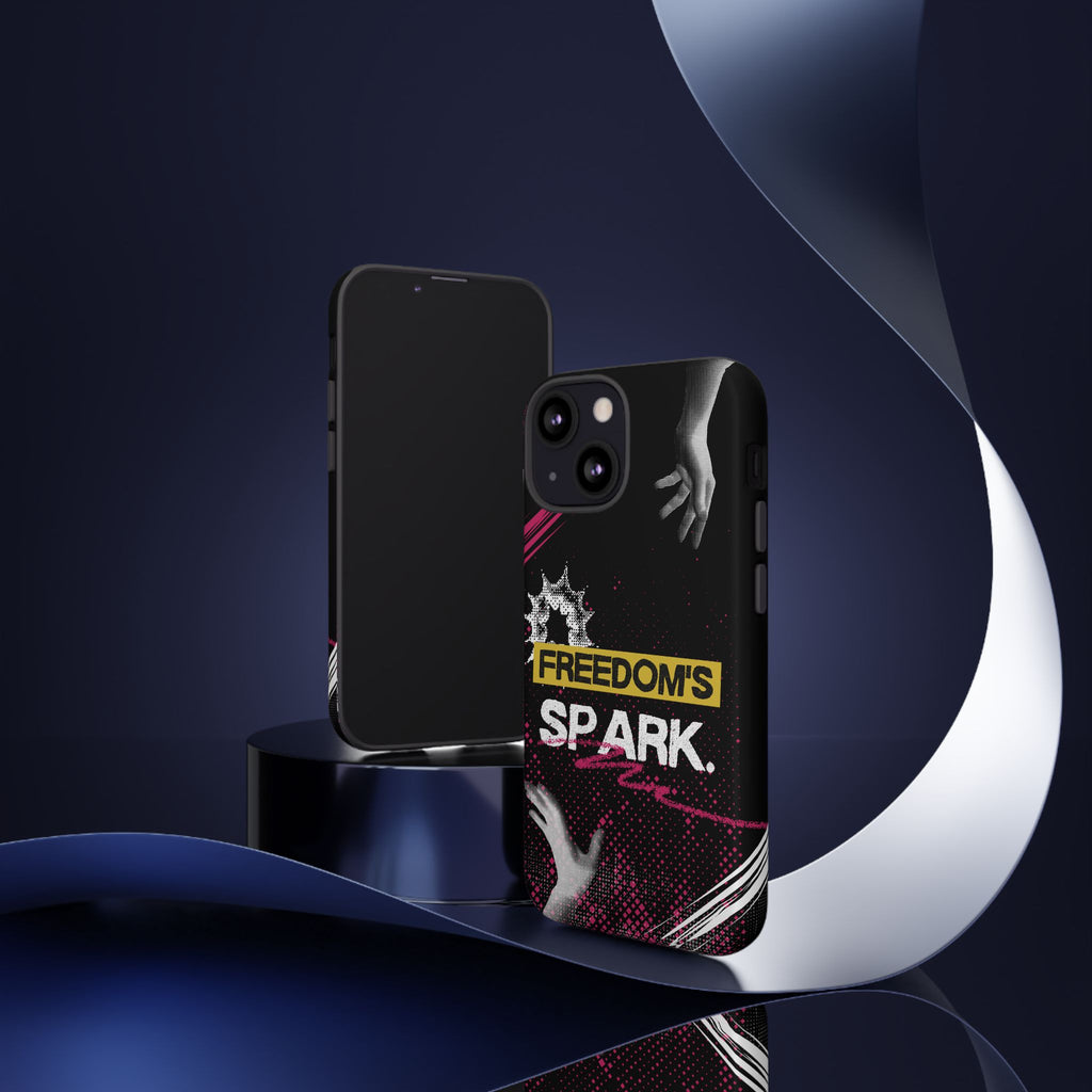 Tough Cases - Freedom's Spark Motivationsl Themed Phone Protection for iPhone, Samsung, and Google Pixel (Matte/Glossy)
