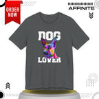 T-Shirt T Shirt Drawing - Dog Lover Graphic Tee (Unisex Cotton)