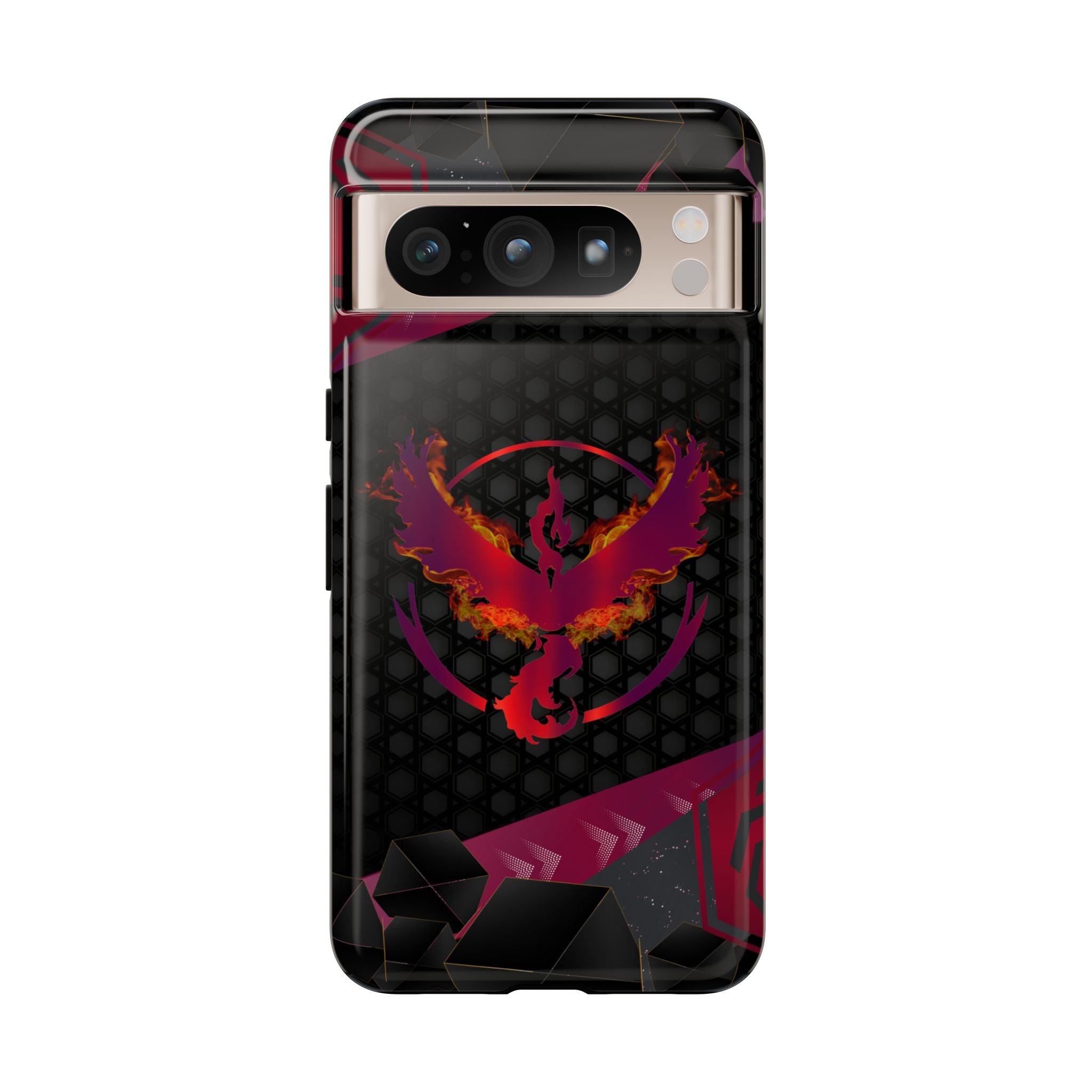 Pokémon Phone Case – Team Valor Tough & Rugged Dual-Layer Protection for iPhone, Samsung, Pixel | Wireless Charging Ready