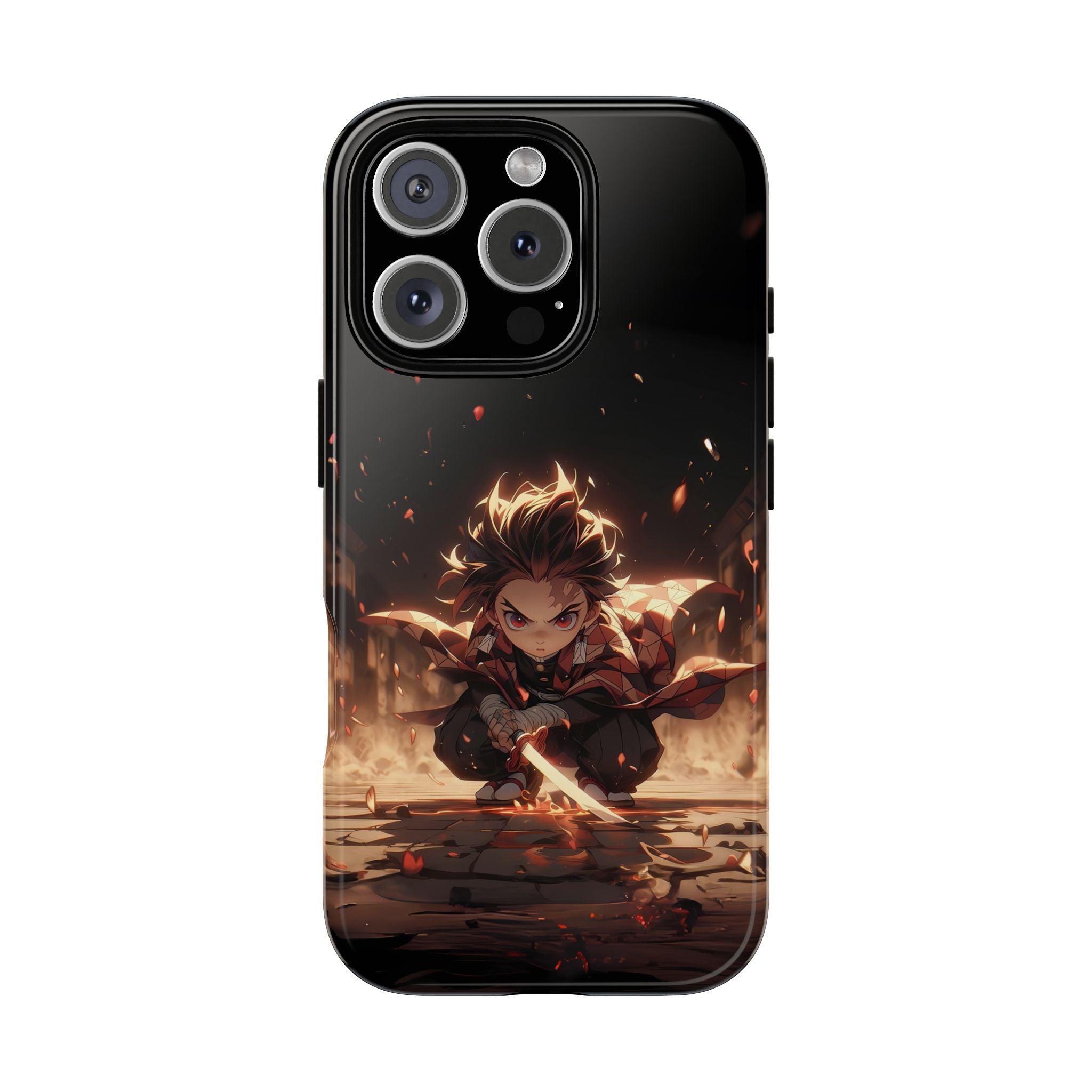 Tough Phone Case – Chibi Tanjiro Kamado Anime Protective Case for iPhone & Samsung