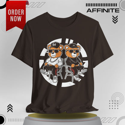 T-Shirt Awesome Bear T-Shirt - Fun Graphic Unisex Tee for Teen & Adults (100% Cotton)