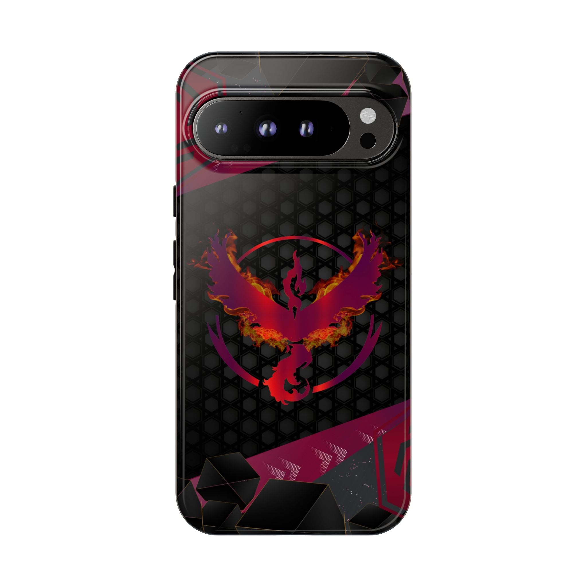 Pokémon Phone Case – Team Valor Tough & Rugged Dual-Layer Protection for iPhone, Samsung, Pixel | Wireless Charging Ready