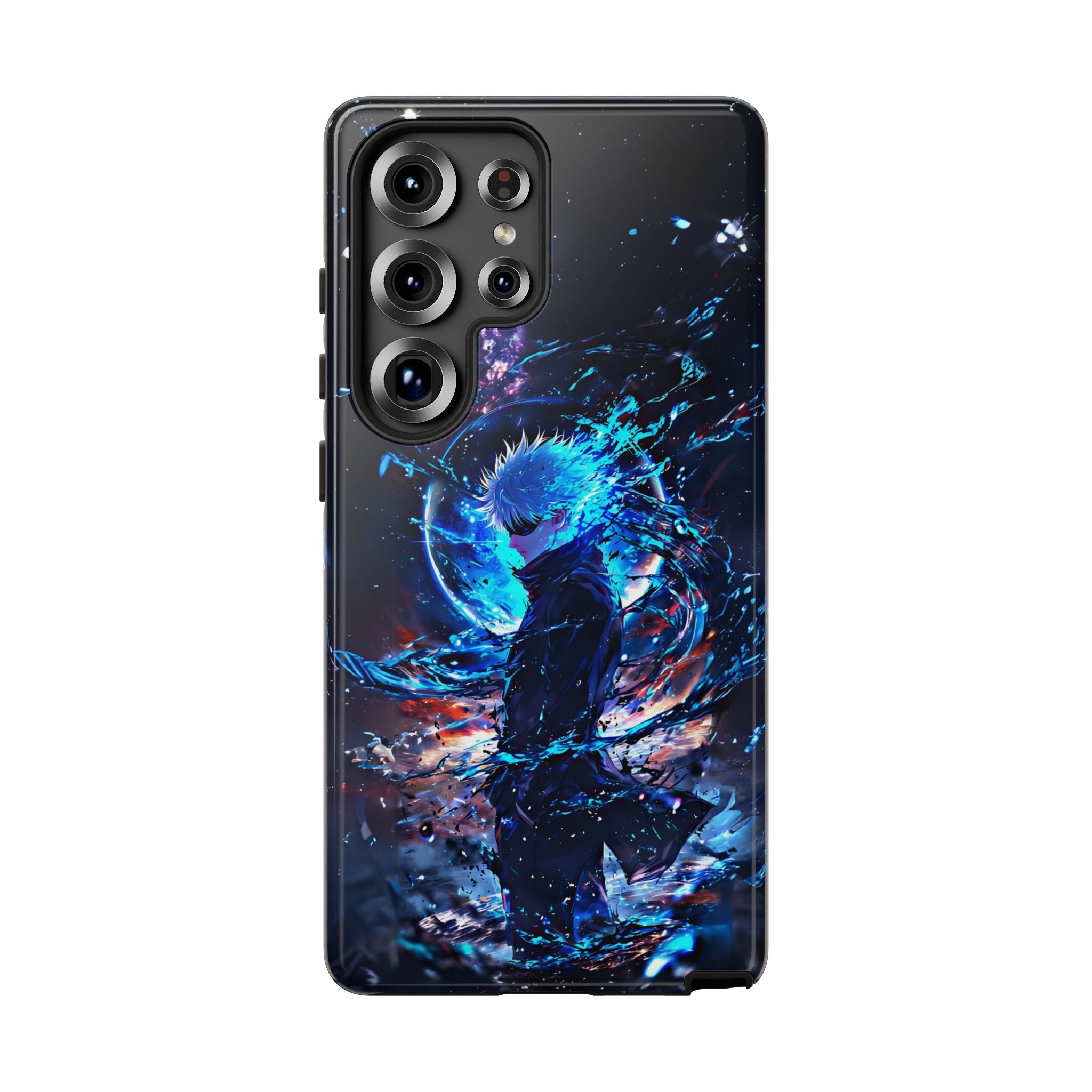 Anime Tough Phone Case – Gojou Satoru Design for iPhone, Samsung, and Google Pixel