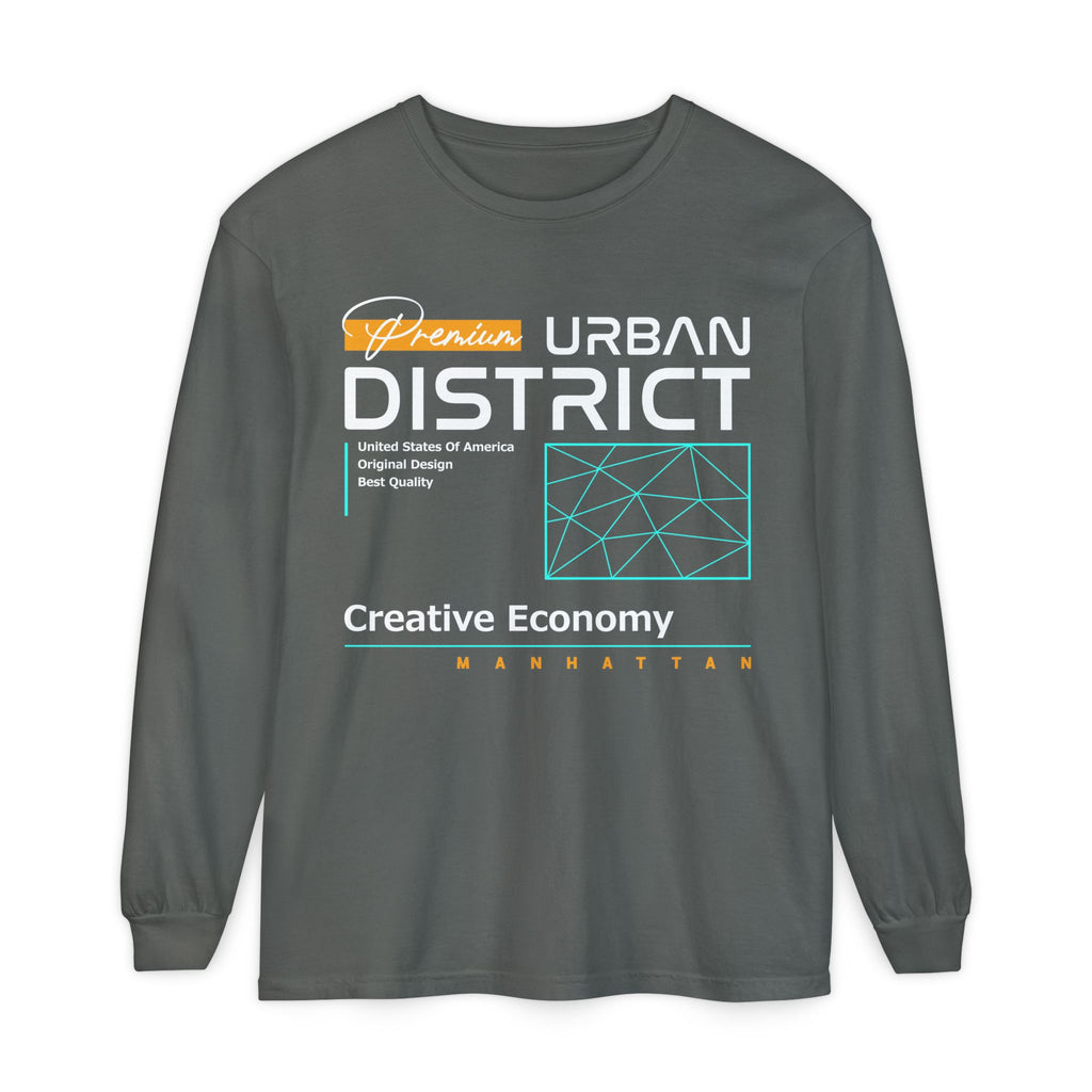 Vintage Graphic Long Sleeve Tee - Urban District Unisex Shirt