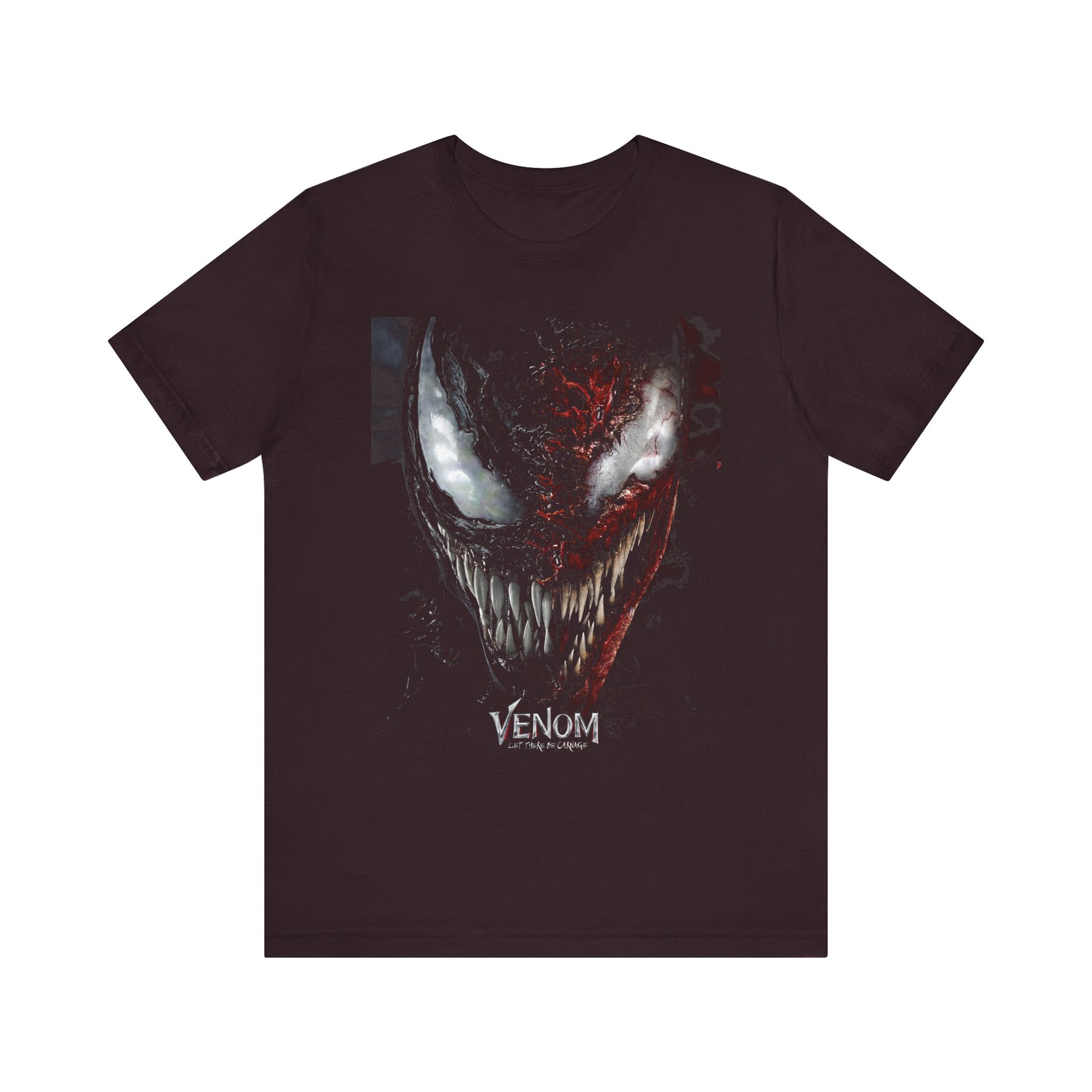 T-Shirt Venom Graphic Tee - Unisex Comic Book T-Shirt for Fans (100% Cotton) Oxblood Black