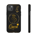 Tough Case Queen Phone Case – Matte & Glossy Crown Design for iPhone, Samsung & Pixel iPhone 15 Plus Matte