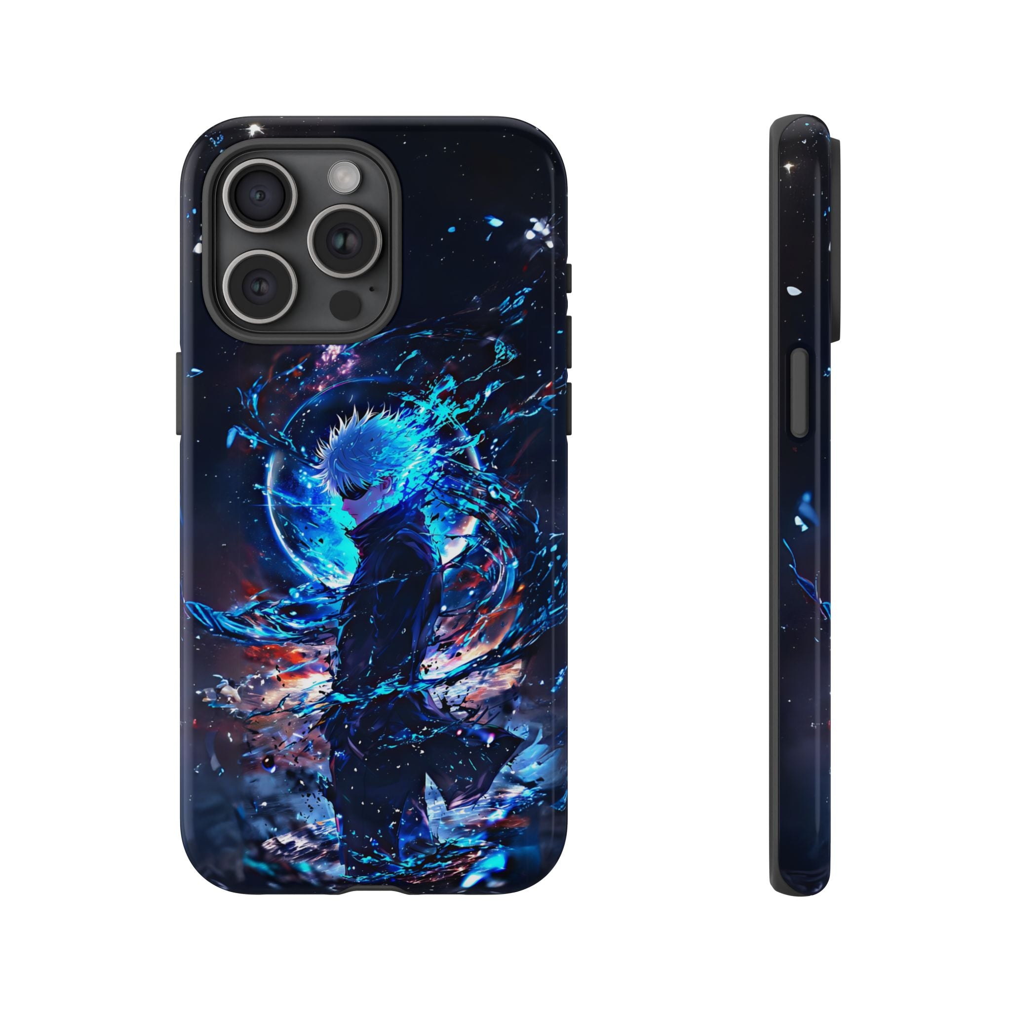 Anime Tough Phone Case – Gojou Satoru Design for iPhone, Samsung, and Google Pixel