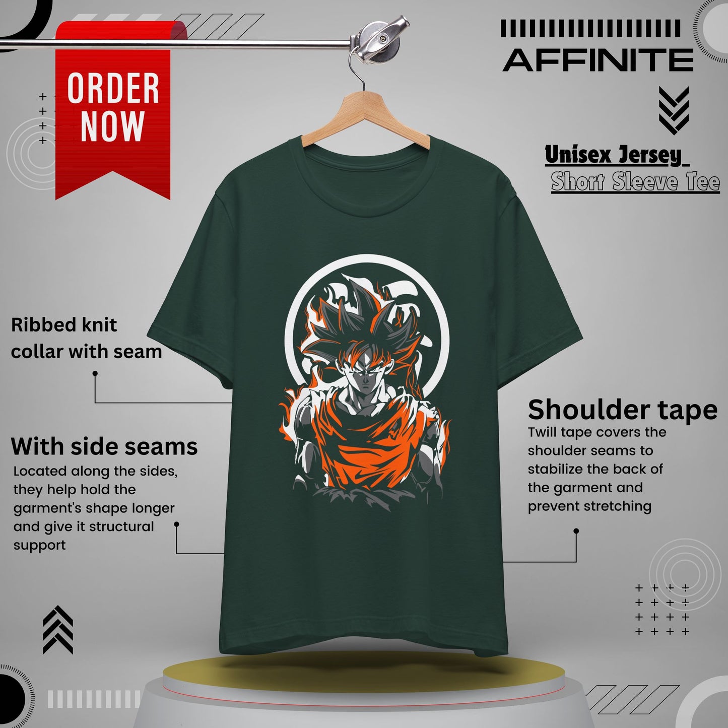 T-Shirt Anime-Inspired Unisex T-Shirt - Ultra Soft Cotton Tee Forest