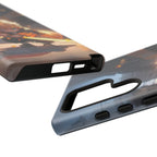 Chibi Zenitsu Lightning Tough Phone Case – Anime Protective Case for iPhone & Samsung, UV Resistant, Durable & Stylish