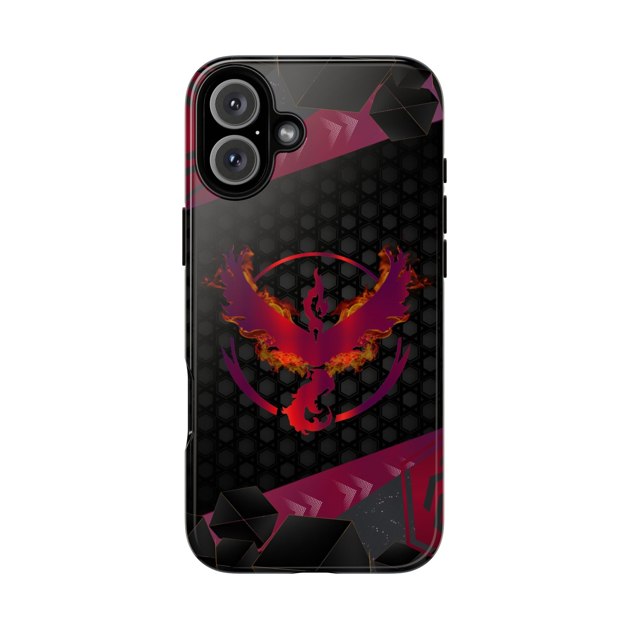 Pokémon Phone Case – Team Valor Tough & Rugged Dual-Layer Protection for iPhone, Samsung, Pixel | Wireless Charging Ready