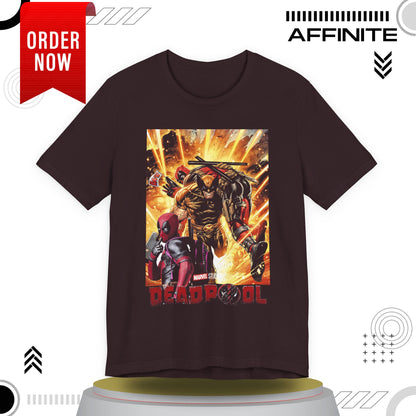 T-Shirt Marvel T Shirt - Deadpool Graphic Tee (Unisex Cotton)