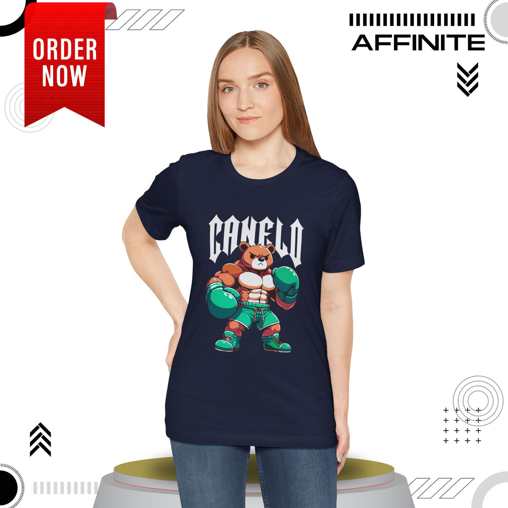 T-Shirt Boxing Bear T-Shirt - Unisex Jersey Short Sleeve Tee Inspired by Canelo