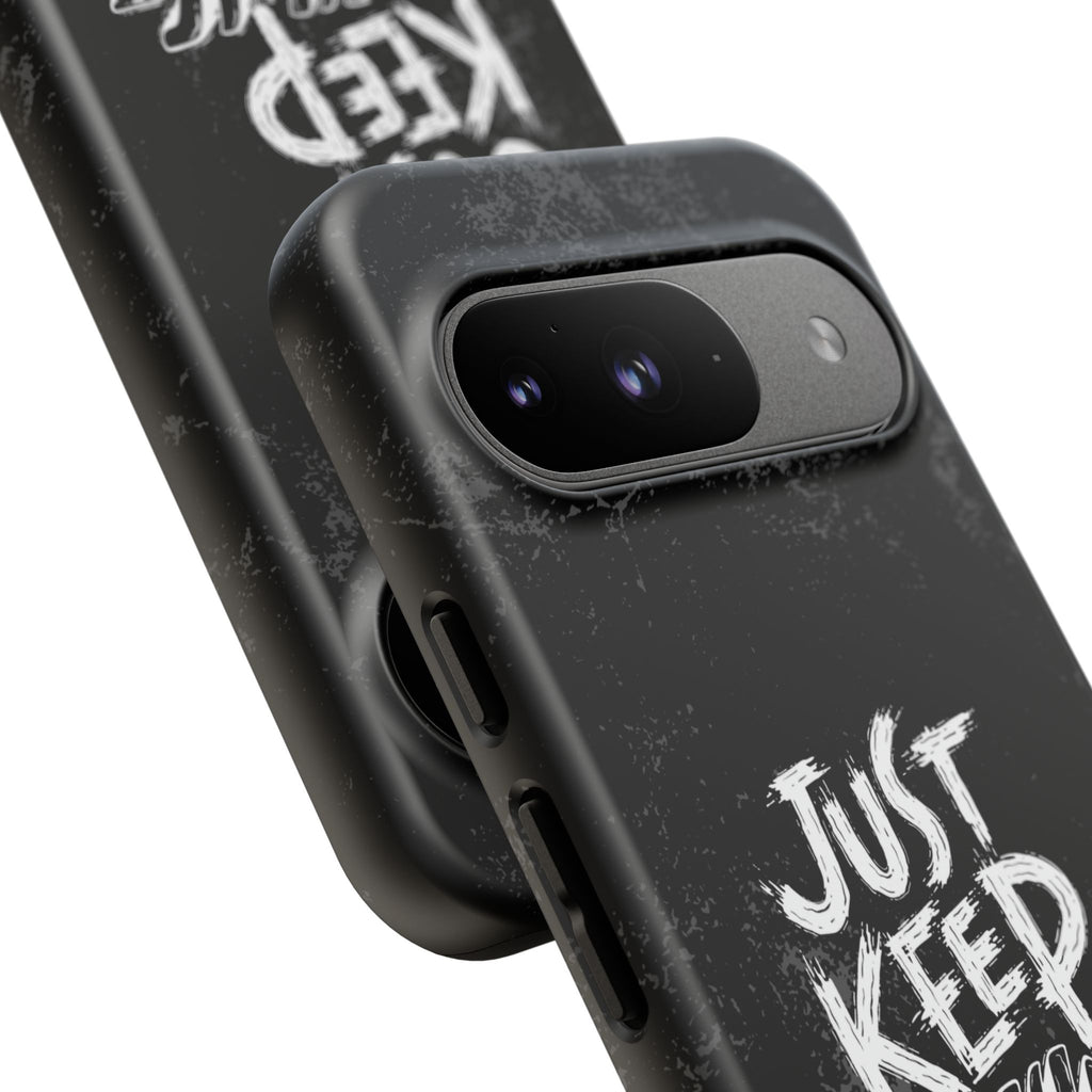 Tough Cases - Keep Moving Forward Quote Themed Phone Protection for iPhone, Samsung, and Google Pixel (Matte/Glossy)