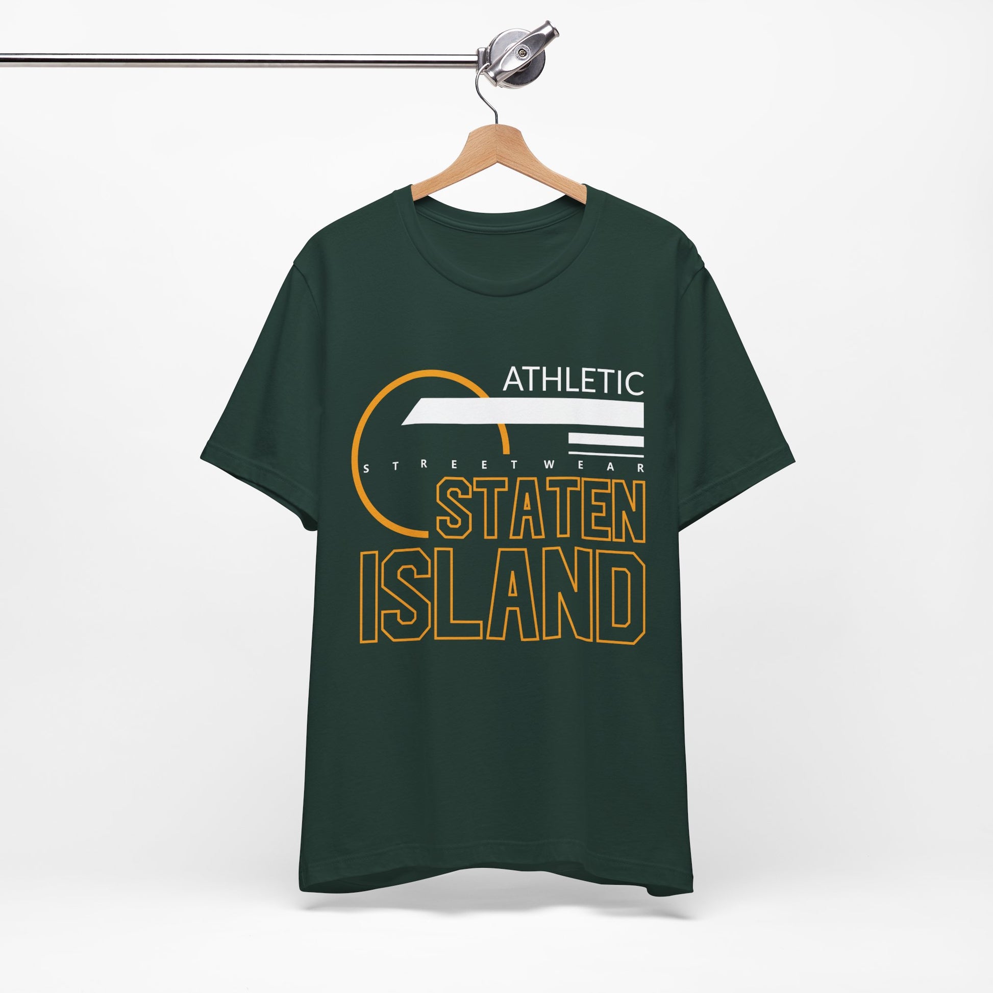 T-Shirt Unisex T Shirt - Athletic Staten Island Tee | Casual Comfort Fit | Affinite Forest