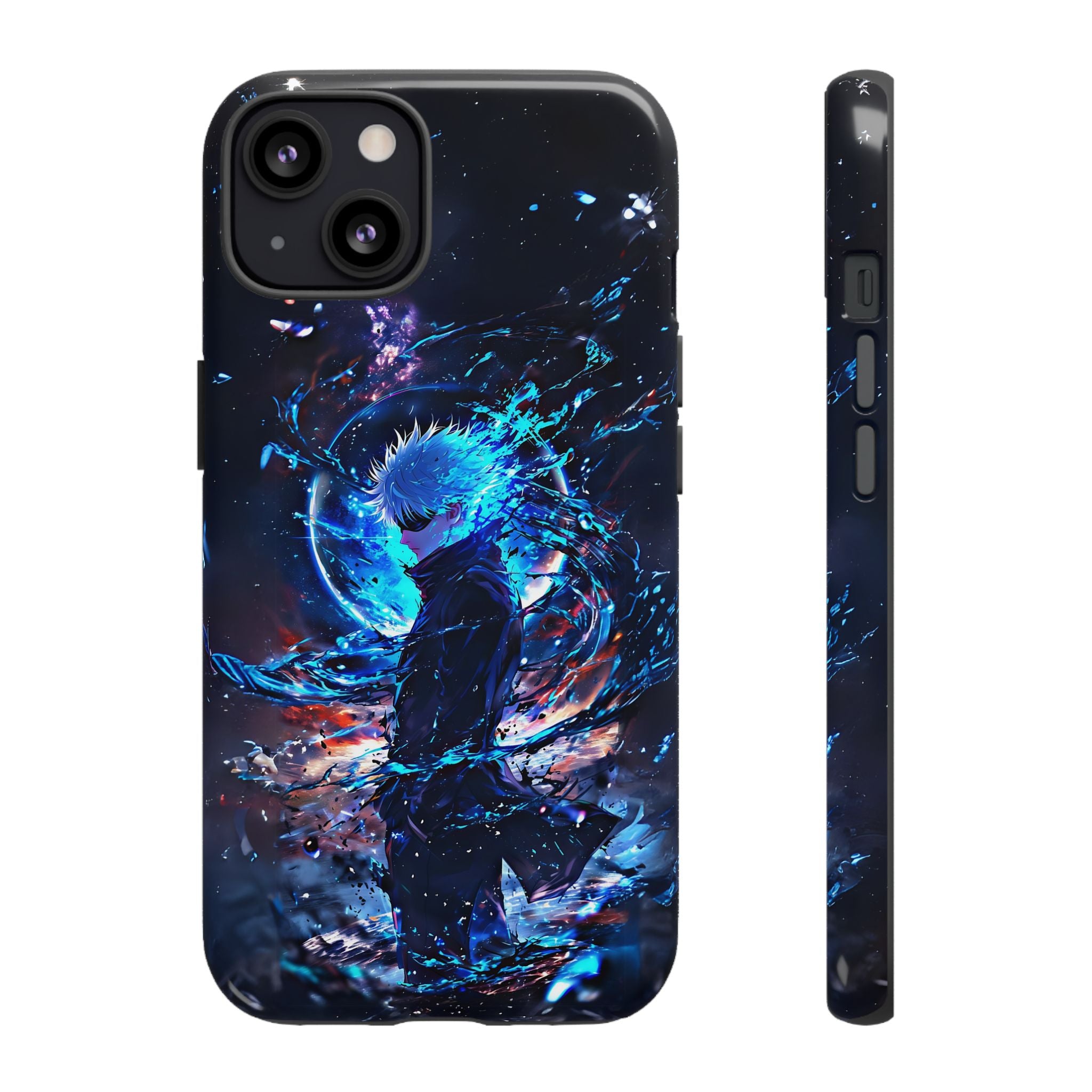 Anime Tough Phone Case – Gojou Satoru Design for iPhone, Samsung, and Google Pixel