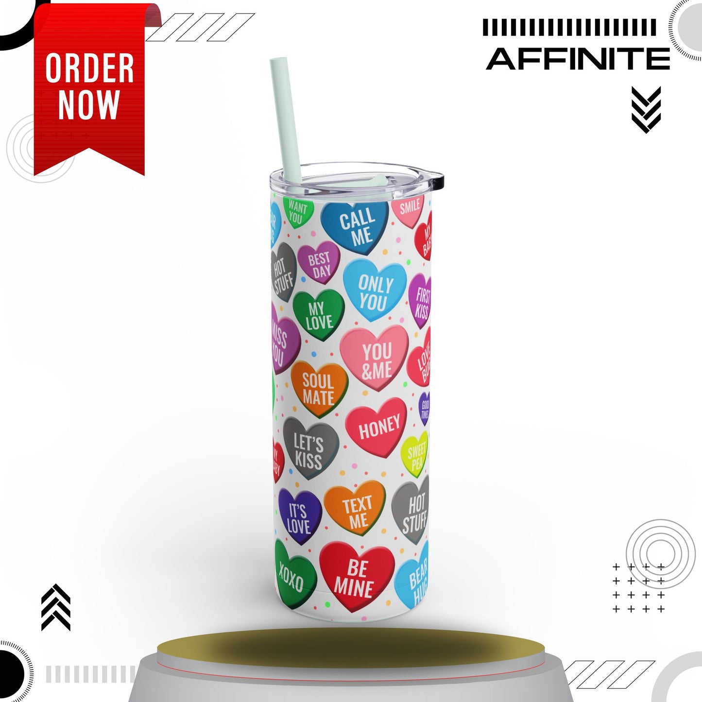 Tumblers Matte Tumbler Cup Love 20oz