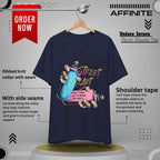 T-Shirt Street Art T-Shirts - Keep Trying Unisex Tee | Graphic Urban Wear Navy