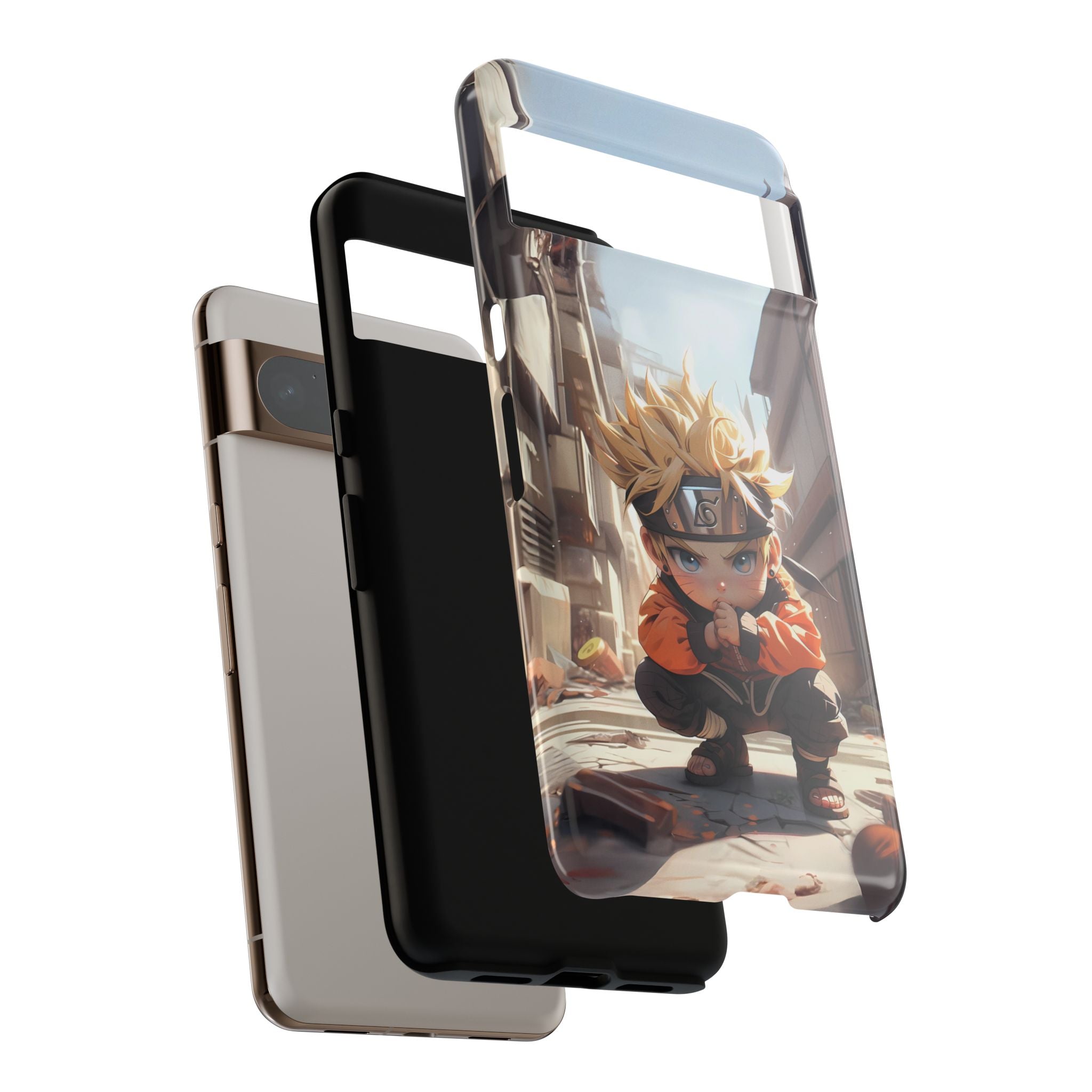 Chibi Naruto Tough Phone Case – Anime Protective Case for iPhone & Samsung, UV Resistant, Durable & Stylish