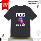 T-Shirt T Shirt Drawing - Dog Lover Graphic Tee (Unisex Cotton)