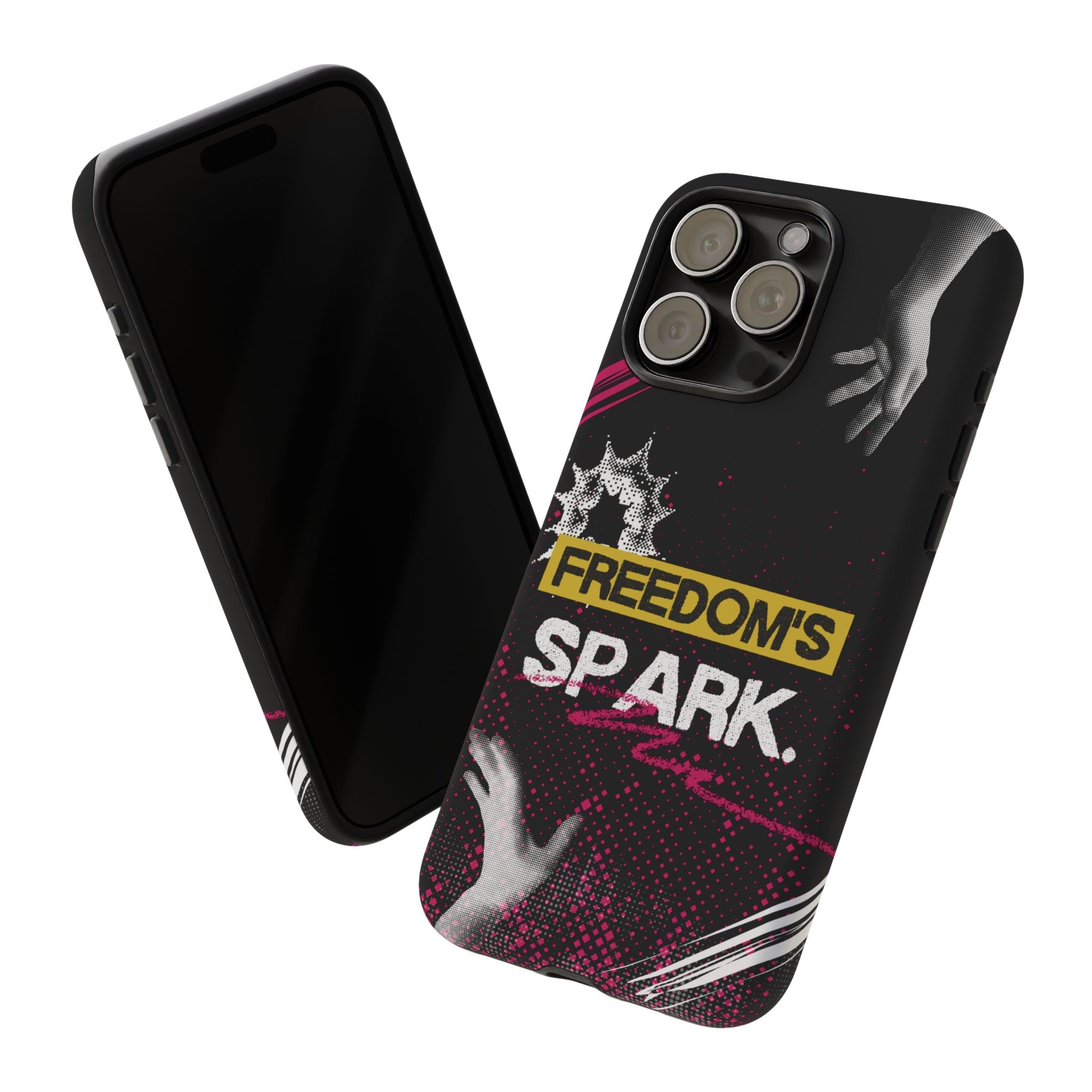 Tough Cases - Freedom's Spark Motivationsl Themed Phone Protection for iPhone, Samsung, and Google Pixel (Matte/Glossy)