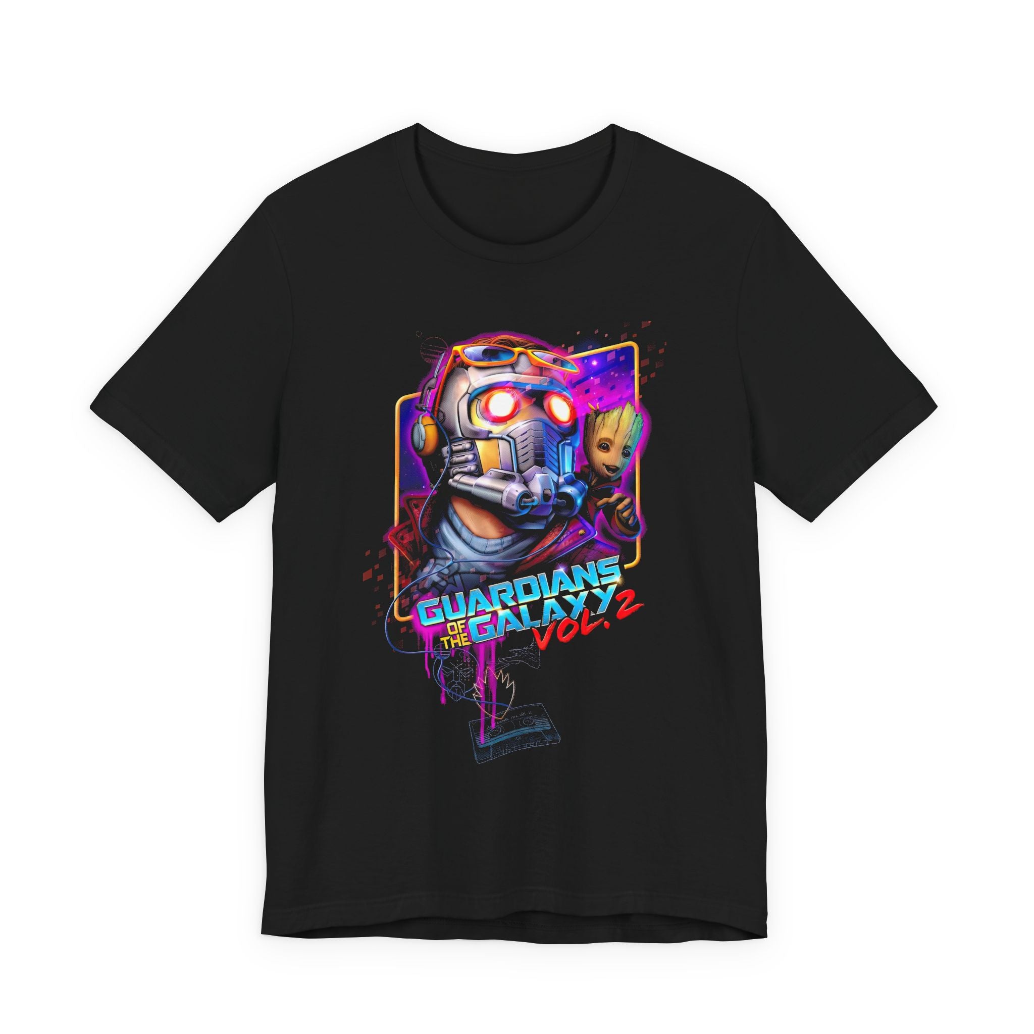 Guardians of the Galaxy Vol. 2 Unisex Jersey Tee | Retro Graphic T-Shirt